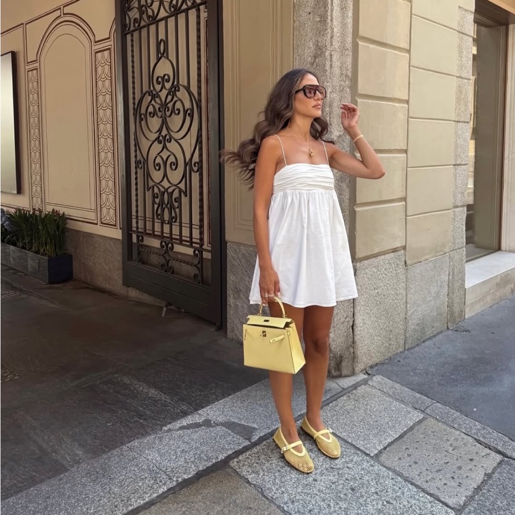 Aje White Cantina Bow-Embellished Mini Dress | Size: 8 Uk